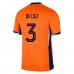 Nederlandene De Ligt 3 EM Hjemmebanetrøje 2024